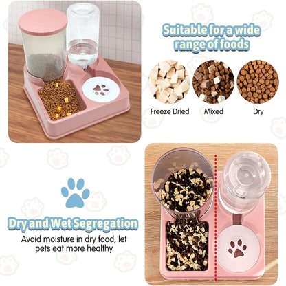 Easy Pet Feeder and Waterer Set