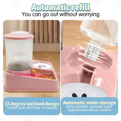 Easy Pet Feeder and Waterer Set