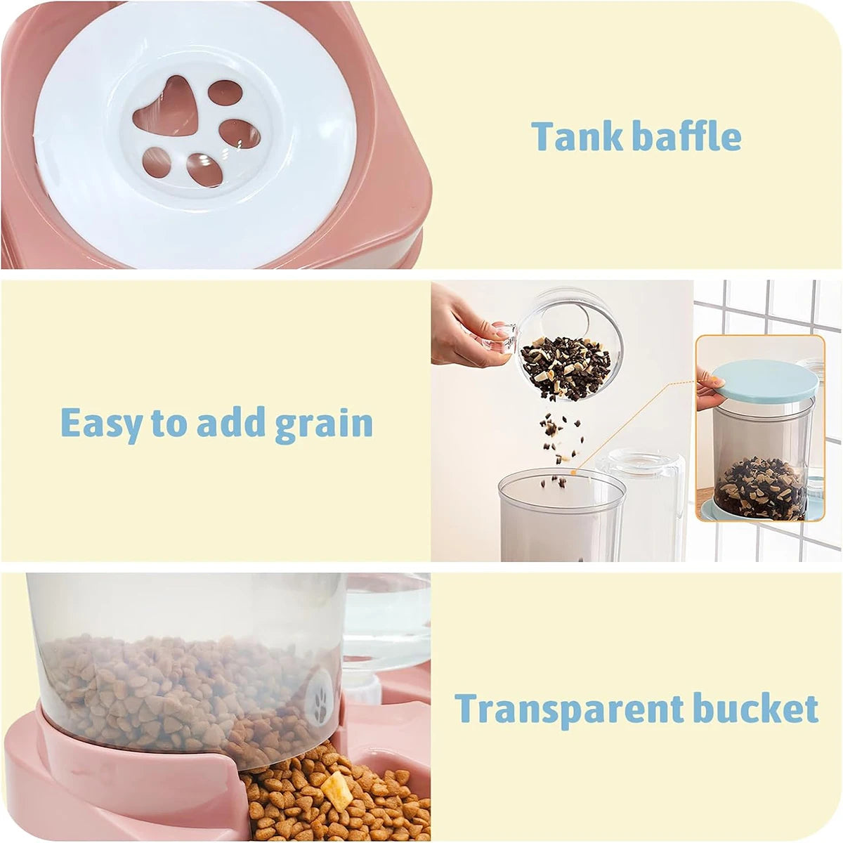 Easy Pet Feeder and Waterer Set